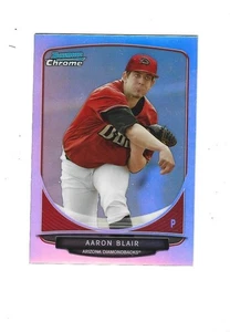 2013 Bowman Chrome Draft Entwurf Plektren Refraktoren #BDPP9 Aaron Blair Diamondbacks - Bild 1 von 2