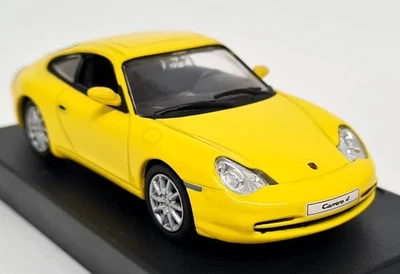 Atlas 1/43 - Porsche 911 996 Carrera 4 Coupe 2001 Yellow Diecast Scale Model Car - Imagem 1 de 4