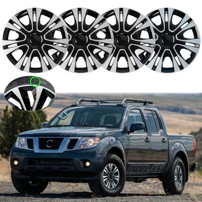 Tampa de roda 15" ajuste pneu R15 e tampa de cubo de encaixe de aço para Nissan Frontier 2005-21 - Imagem 1 de 4