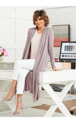 Suéter Lisa Rinna Blush Rosa Plumero Para Mujer 3xl Nuevo En Embalaje QVC Foto 1 de 4