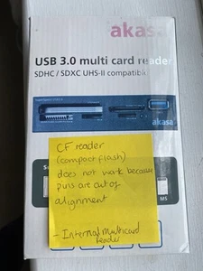 Akasa AK-ICR-07 Internal 6-Slot Multi Card Reader With Usb Port - Picture 1 of 5