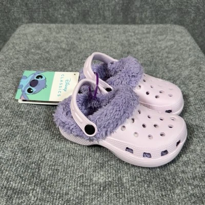 Disney Classics Lilo And Stitch Clogs Girls 9.5 - 10 Shoes Fleece Lined New NWT - Image 1 of 4