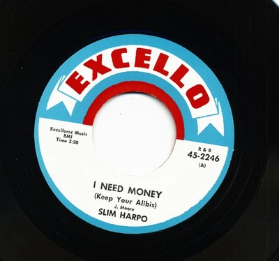 Slim Harpo - I Need Money - Little Queen Bee ( 7inch, 45rpm) - Singles Rhythm... - Bild 1 von 2