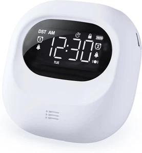 Loud Dual Alarm Clock with Bed Shaker, Vibrating Alarm Clock for Heavy Sle - Picture 1 of 7