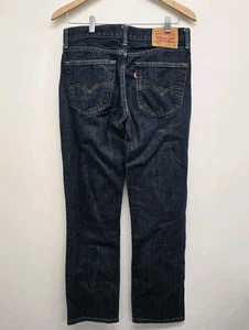 Levi's 514 Straight Fit Jeans Men’s Size 31x32 Blue Denim 100% Cotton - Picture 1 of 6