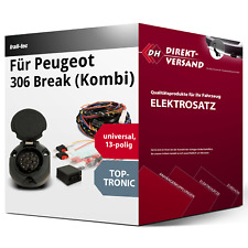 Produktbild - Für Peugeot 306 Break (Kombi) Typ 7E/N3/N5 Elektrosatz 13polig universell Esatz