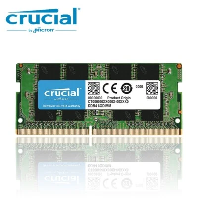 Crucial 8GB/16GB DDR4 3200MHz CL22 Laptop RAM Memory CT16G4SFRA32A SODIMM - Image 1 of 4