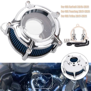 Kit de filtro de admisión azul filtro de aire para Harley Touring Street Glide 2017-2023 EE. UU. - Imagen 1 de 12