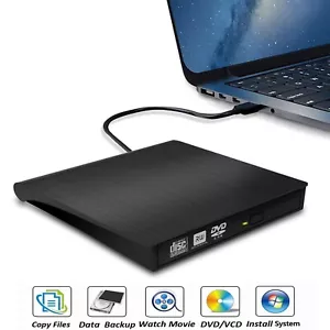 External CD DVD Drive Writer Portable USB 3.0 CD-RW DVD-R Combo Burner - Picture 1 of 7