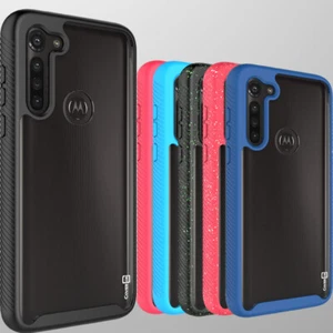 Custodia rigida trasparente militare sottile per Motorola Moto G8 Power Case - Foto 1 di 44