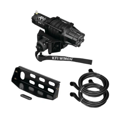 Kit combinado de cabrestante de asalto KFI 5000 lb (M1) para John Deere Gator XUV 825i S4 2013-17 Foto 1 de 4
