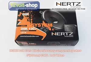 Hertz DSK130.3 Dieci 5"(130mm) 2-way component speakers set 93dB 120W Max - Picture 1 of 6