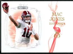 Mac Jones 2021 Wild Card Matte Red Smoking Guns #MSG-3 - Picture 1 of 2