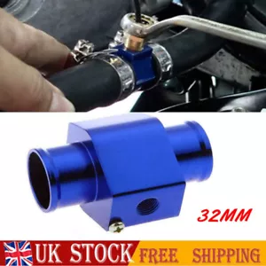 UK 32MM Car Water Temperature Temp Sensor Gauge Radiator Hose Joint Pipe Adapter - Picture 1 of 10