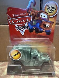 NEW Disney Pixar Cars Toon Corporal Kim #28 from "Unidentified Flying Mater"