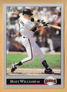 MATT WILLIAMS SAN FRANCISCO GIANTS #373 - LEAF NM-MT 1992 - Picture 1 of 2