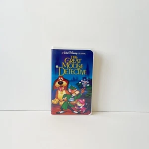 The Great Mouse Detective (VHS 1992) Walt Disney Classic Black Diamond Edition - Picture 1 of 9