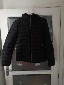 CHAQUETA CORTA GEOXD JAYSEN Mujer JKT NEGRA REINO UNIDO TALLA 6 EE. UU. 4 - Imagen 1 de 6