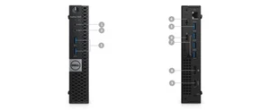 SET 5X Dell OptiPlex 7040 Micro Intel Core i5-6500T, 16 GB, 500 GB HD Wireless - Bild 1 von 5