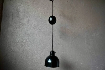 Suspension 6596 Kaiser Idell de Christian Dell lampe lustre style Bauhaus usine - Photo 1/4