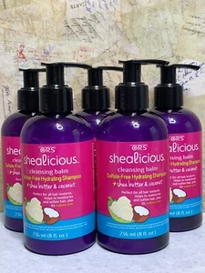 Champú hidratante sin sulfatos de Shealicious 5-Ors + manteca de karité y coco 8 fl oz - Imagen 1 de 2