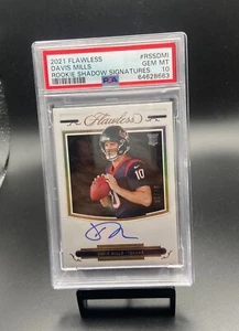 2021 Panini Flawless Davis Mills Auto 07/20 PSA 10 - Bild 1 von 2