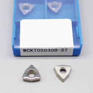 For Aluminium 10PCS WCKT050308-ST CNC Indexable Carbide Drill Inserts WCKT050308 - Picture 1 of 4