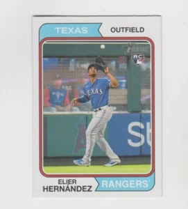 (10) Elier Hernandez 2023 TOPPS HERITAGE ROOKIE CARD LOT #78 TEXAS RANGERS - Picture 1 of 1