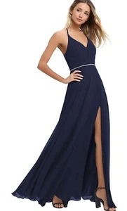 Navy Blue Party/Prom/Wedding/Bridesmaid/Guest Women’s Dress - Picture 1 of 4