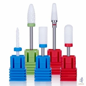 5 puntas para taladro de uñas cerámica manicura pedicura brocas para tampón - Imagen 1 de 7