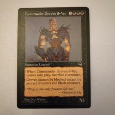 Commander Greven il-Vec EX Tempest Magic the Gathering MTG