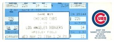 1990 Chicago Cubs Los Angeles Dodgers 5/23 Ticket Kal Daniels & Dave Clark HRs