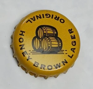 Original honigbraunes Lager Flaschenverschluss Krone Genesee Brauerei Rochester New York - Bild 1 von 5