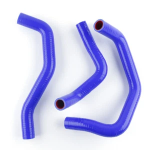 For 2003-2004 Kawasaki ZX6R ZX-6R ZX636C Ninja Blue Silicone Radiator Hose Kit - Picture 1 of 11