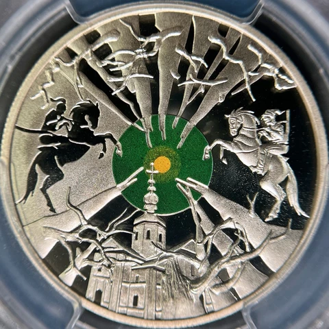 UKRAINE. 2019, 5 Hryven - PCGS MS70 - Top Pop 🥇 Bogdan Khanenko Cover