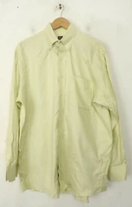 JOS A BANK Travelers Collection Mens Size Medium Light Green Dress Shirt - Picture 1 of 3
