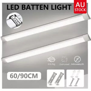 LED Strip Lights Batten Tube Light Office Shop Garage Ceiling Lamp Daylights AU - Picture 1 of 14