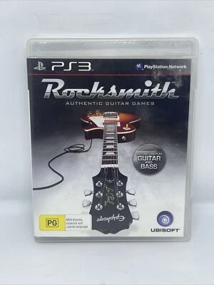 Ubisoft Rocksmith Authentic Guitar PS3 Video Game Like New With Manual Free Post - Image 1 of 4