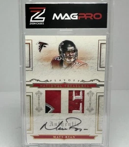 2008 PLAYOFF NATIONAL TREASURES #111 MATT RYAN JERSEY AUTO RC #08/10 SSP - Picture 1 of 2