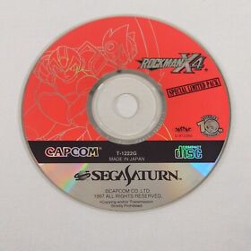 Japanese Rockman X4 Special Limited Pack Sega Saturn Disc Only Mega man Japan
