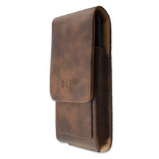 caseroxx Outdoor Case for Vestel 5530 in brown made of real leather