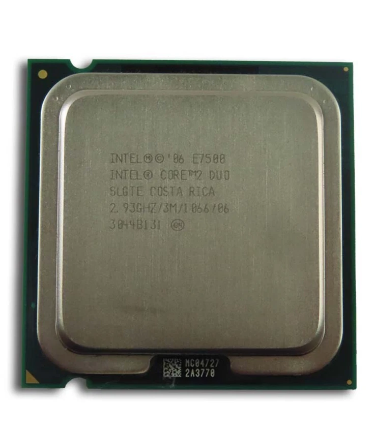 Intel Core 2 Duo E7500 2.93GHz LGA775 (2 Core) CPU - SLGTE - Image 1 of 1