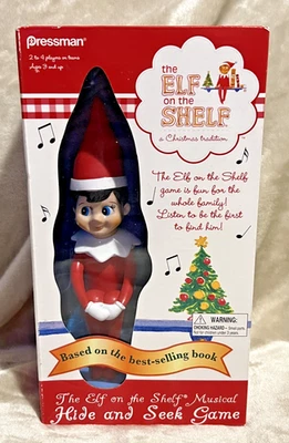 2013 Pressman Elf On The Shelf Musical Hide And Seek Game - NEW Sealed in Box - Image 1 of 4