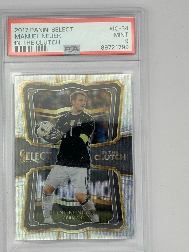 2017 Panini Select No. IC-34 Manuel Neuer In the Clutch PSA 10 - Bild 1 von 1