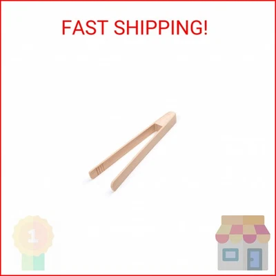 Pinzas para tostadora Fox Run, 8 pulgadas, marrón Foto 1 de 2