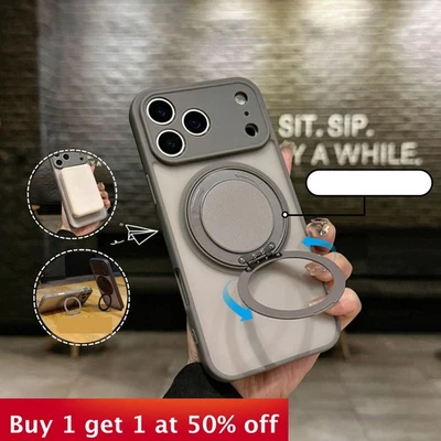 For iPhone 17 Air 17 Pro Max 16 15 14 13 12 11 Phone Cover Bracket Magnetic New - Image 1 of 4