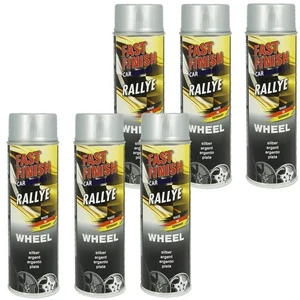 FastFinish Rallye Felgenlack silber 6x 500ml => 3000ml - Bild 1 von 1