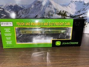 EXCELLENT MTH RAIL KING 30-7371 JOHN DEERE 3 DOME TANK CAR WITH *FREE SHIPPING* - Picture 1 of 5