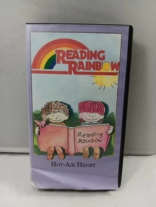 Reading Rainbow: Hot-Air Henry VHS Tape LeVar Burton PBS Education Damaged Case - Picture 1 of 6