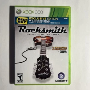 Rocksmith Best Buy Exclusive Edition Microsoft Xbox 360 Complete CIB NTSC - Picture 1 of 5